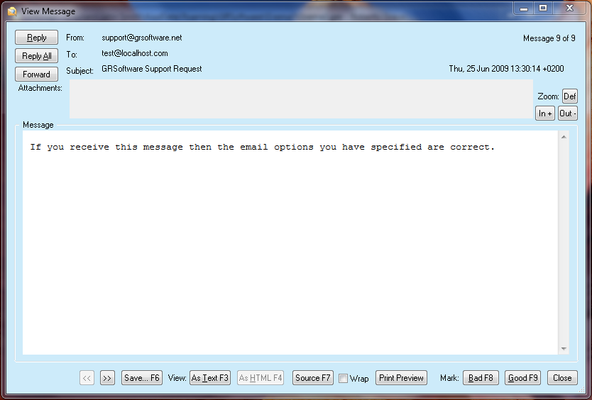 Email Preview Software View Message