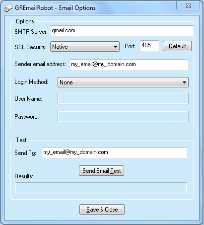 email automation software SMTP options